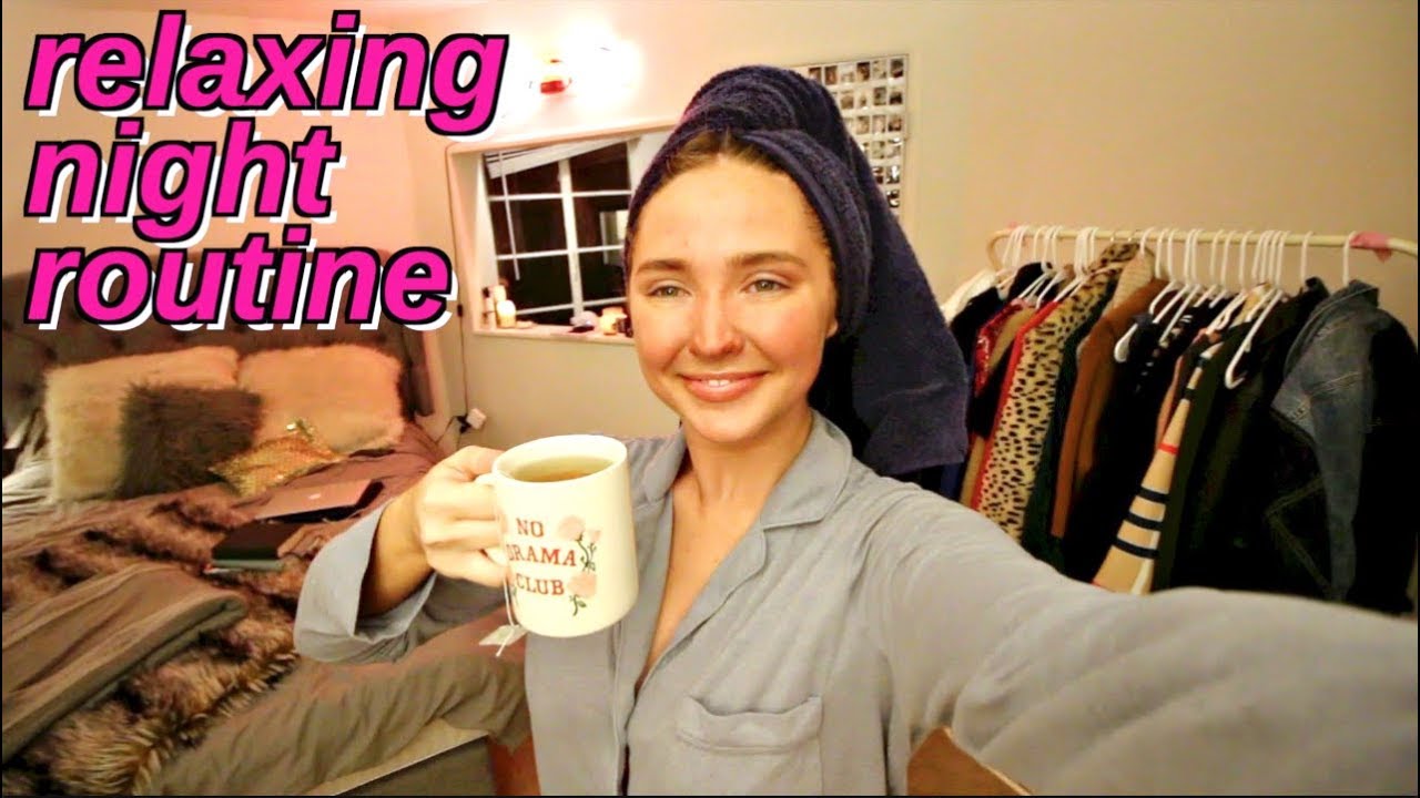 relaxing night routine | how to destress and prep for the week | Kenzie Elizabeth