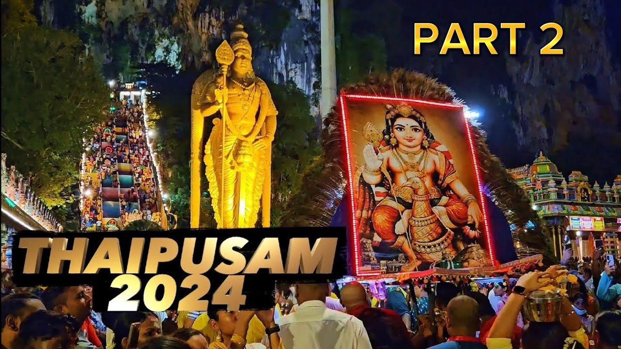 Thaipusam 2024 Batu Cave | Malaysia🇲🇾🦚🙏🏾 | Evlo Kootam Paarunga😱 Highlights Part2