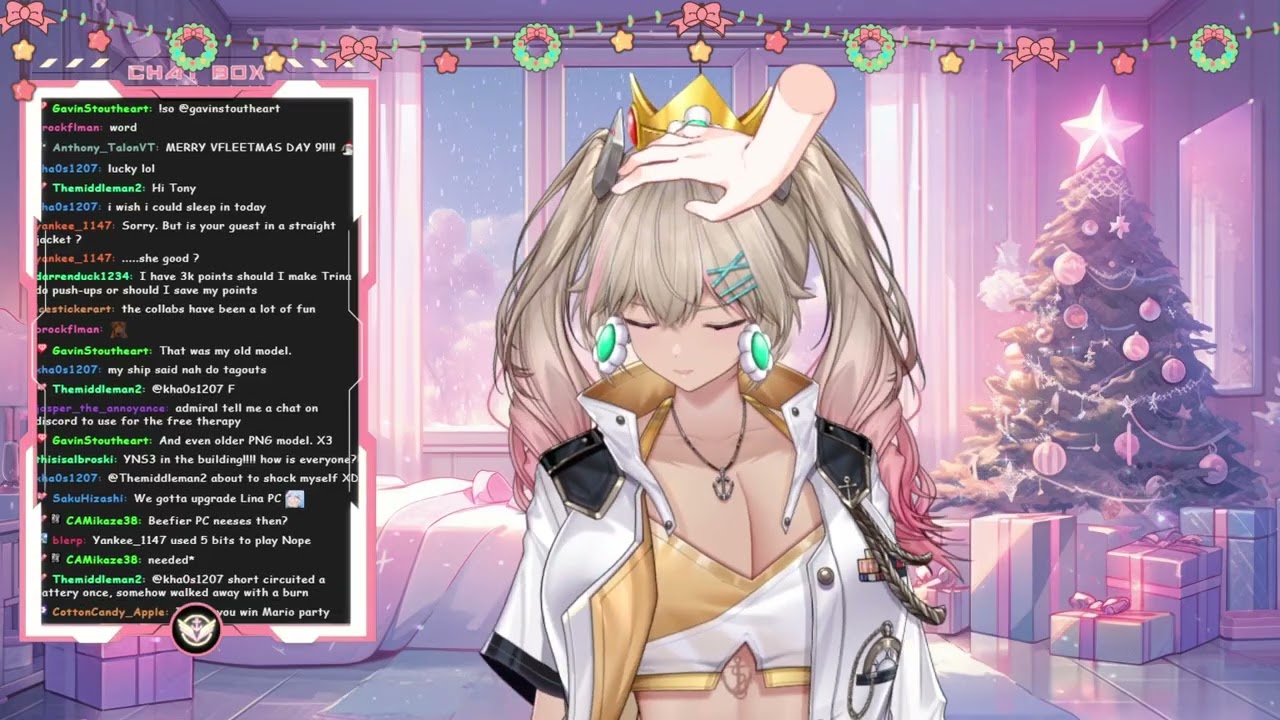 ✨💖VFleetmas Day 9! It's time to party!!! w/ @AureliaCassiopeia @camizolecorzette @admiraltrina