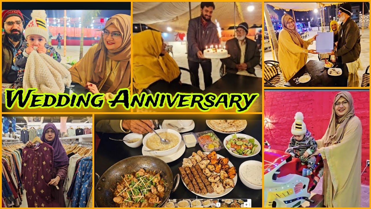 Parents Inlaw ki Wedding Anniversary ki Dawat Kari. Celebration vlog Amber Naz Official &hearts;️ 