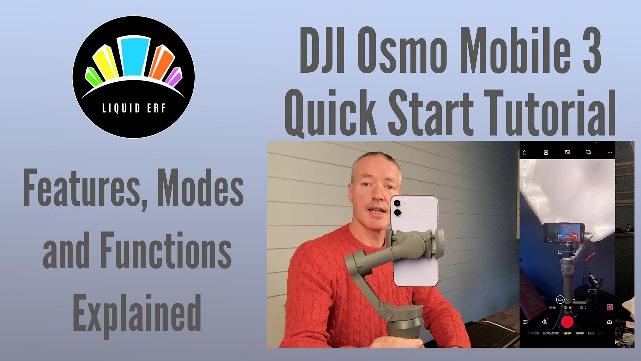 DJI Osmo Mobile 3 Quick Start tutorial for beginners