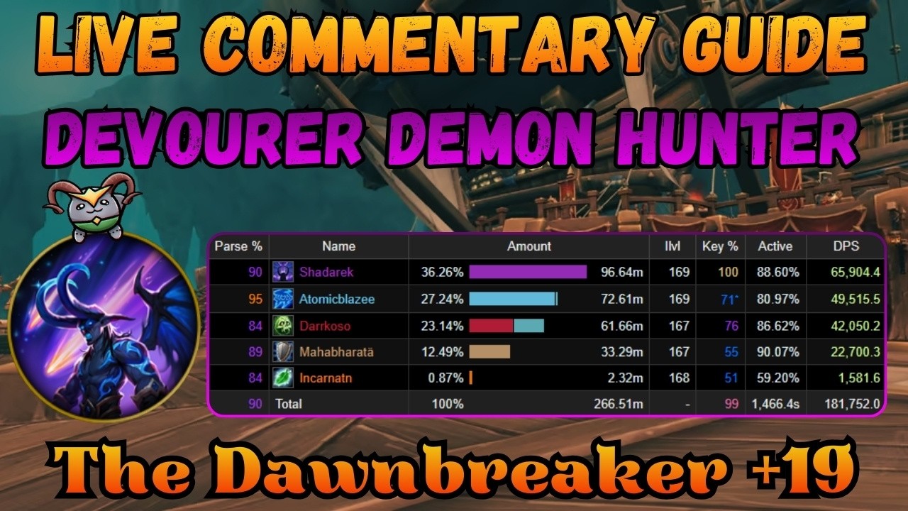 Dawnbreaker +19 | Live Commentary Guide | Annihilator Devourer DH | Midnight Pre-Patch