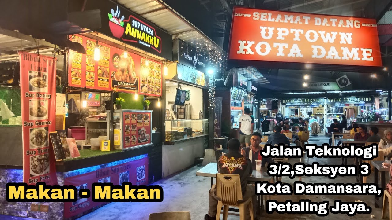 Uptown Kota Damansara banyak makanan sedap?? #streetfood #uptown #vlog #nightmarket