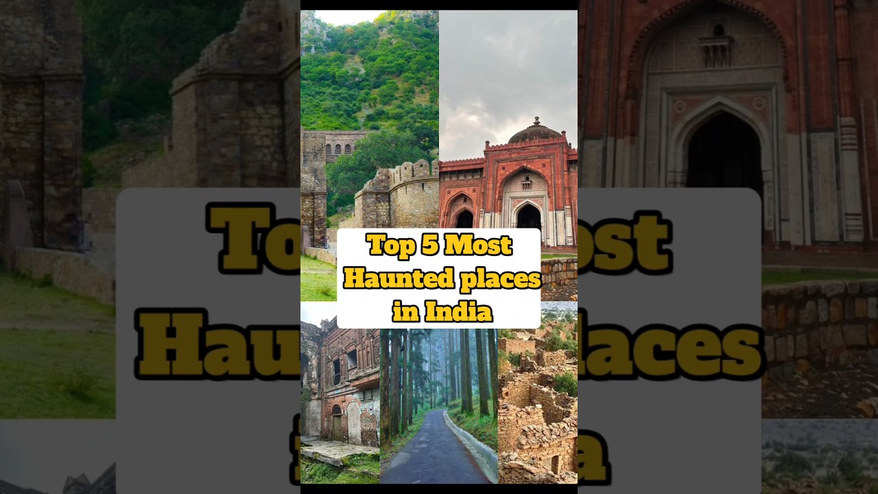 Top 5 Most Haunted places in India #hauntedindia #viral #hauntedplace #bhangarhfort #horror #scary