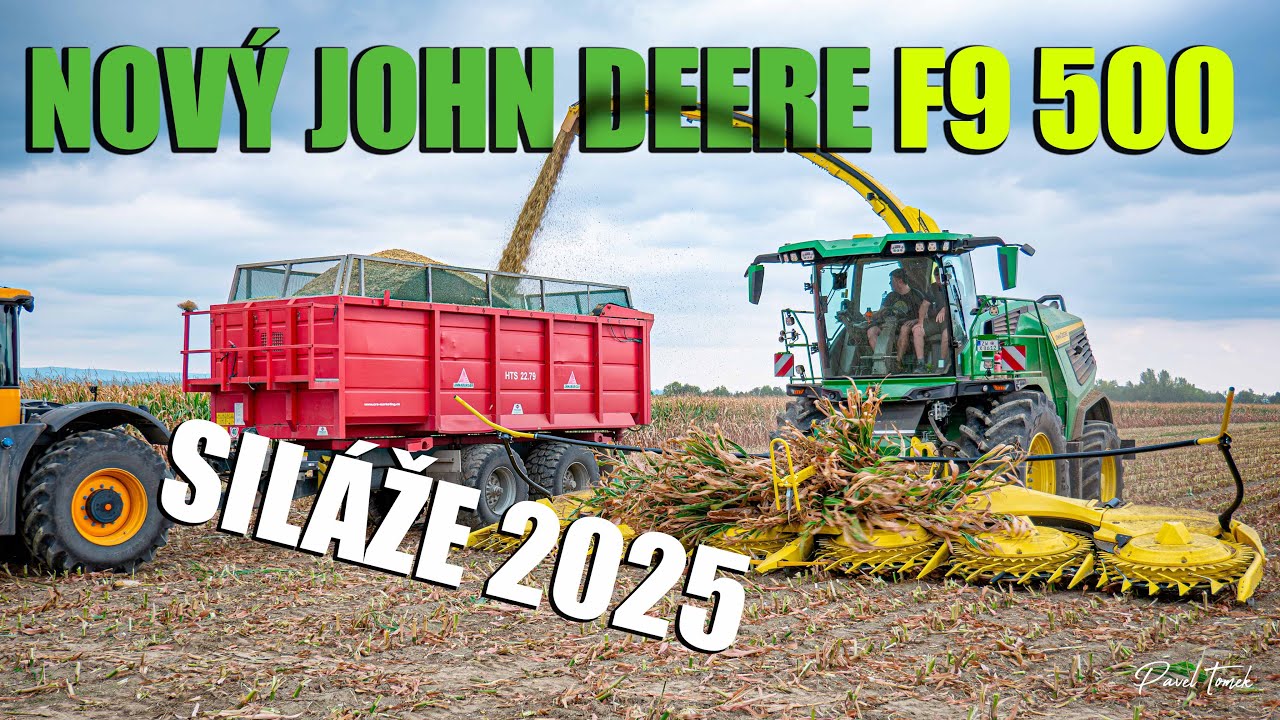 Nový JOHN DEERE F9 500 | 7R 330 | Siláže kukuřice 2025