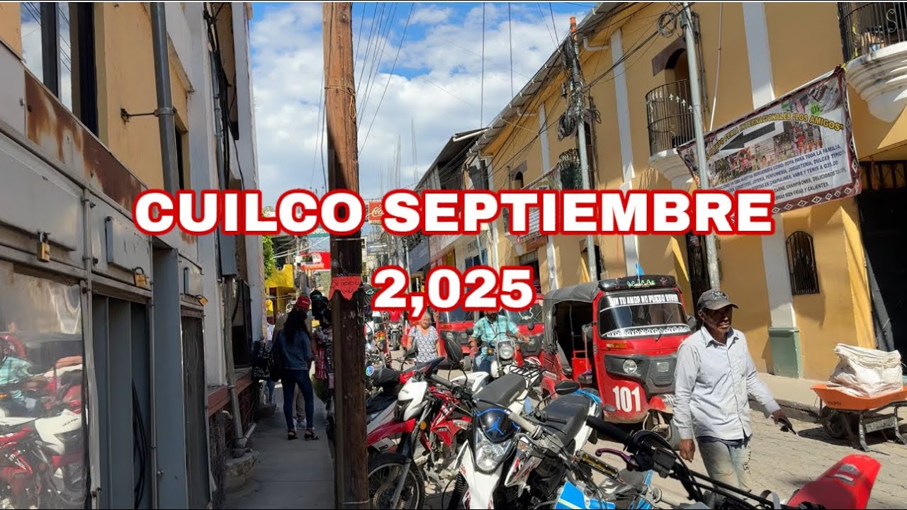 RECORRIDO DESDE EL CALVARIO HACIA EL PARQUE CENTRAL DE CUILCO