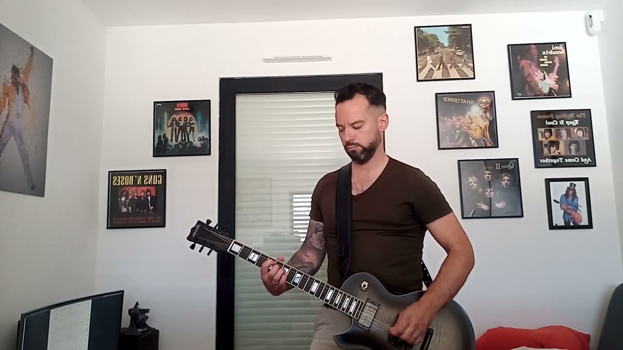 sweet child o mine guitare cover with &agrave; Marceau guitar🤘