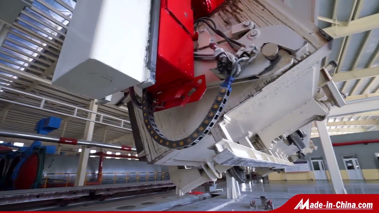 Automatic Autoclaved Aerated Concrete Hollow Block Making Machine for Building Material