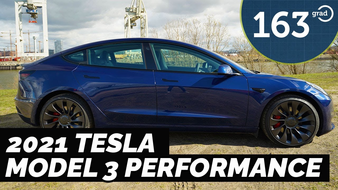 2021 Tesla Model 3 Performance Blau Uberturbine - die ersten Eindrücke | 163 Grad