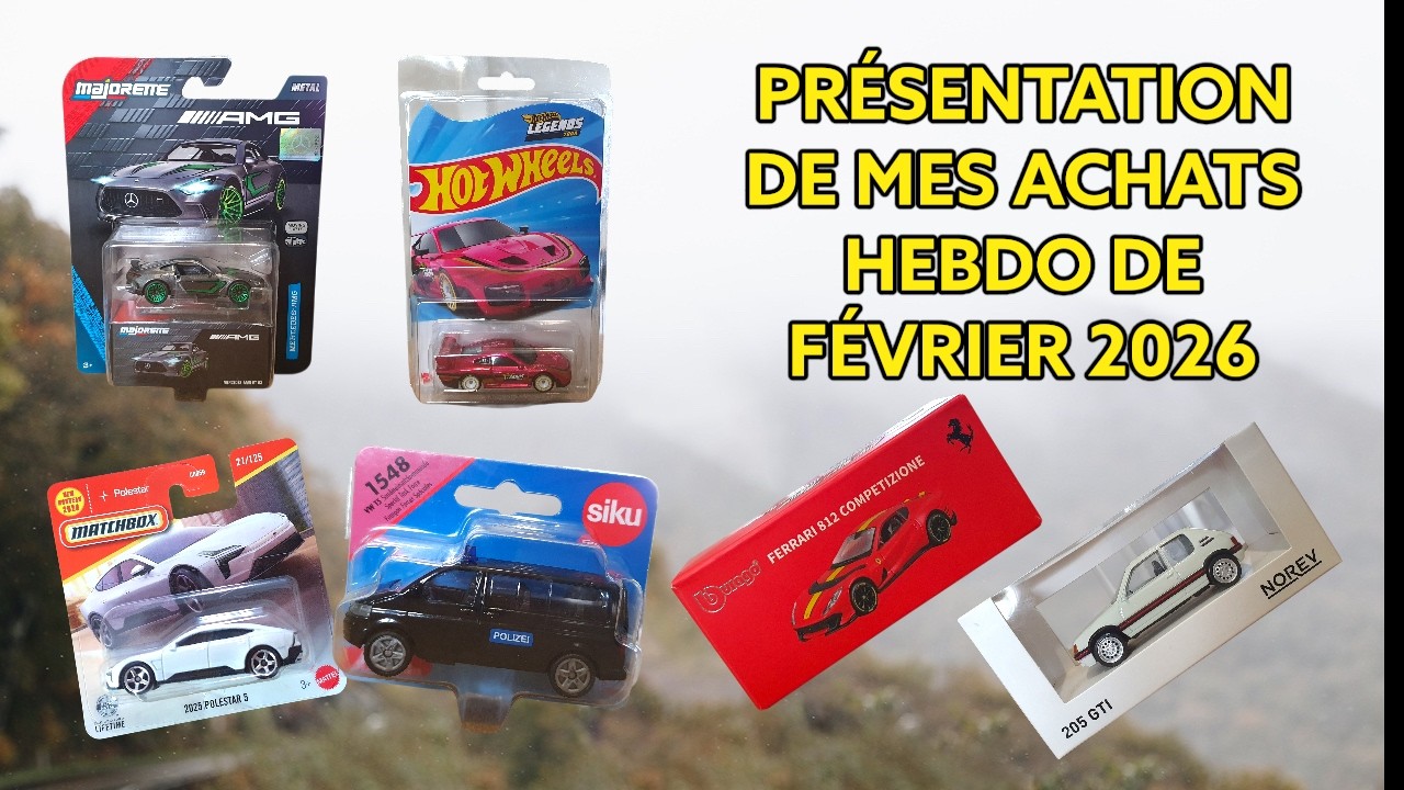 Présentation de mes achats hebdos de février 2026 - UN CADEAU DE  JOUECLUB SARREGUEMINES ???