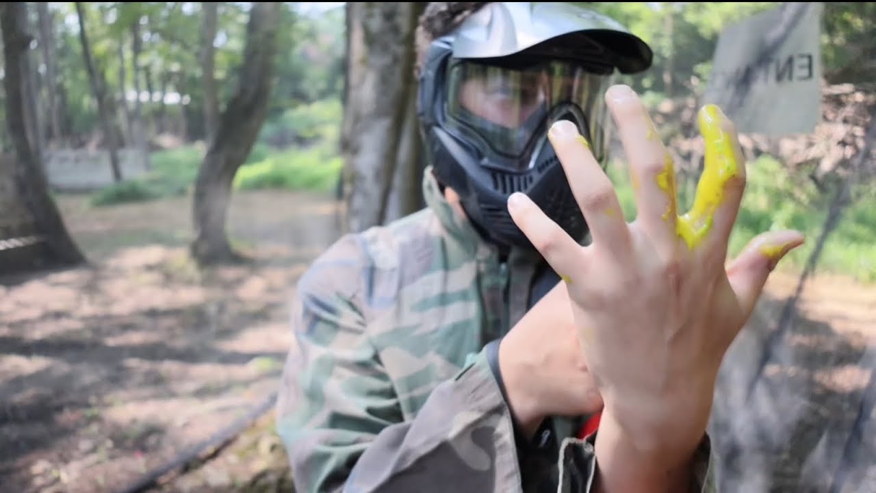 Paintball battle