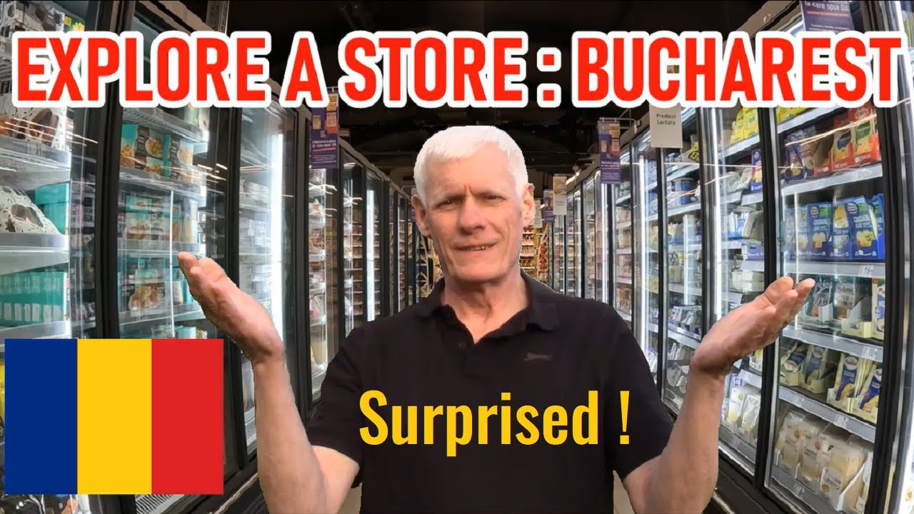 SURPRISED AT SOME PRICES! How grocery  prices compare with UK? Blair and I explore a Bucharest store