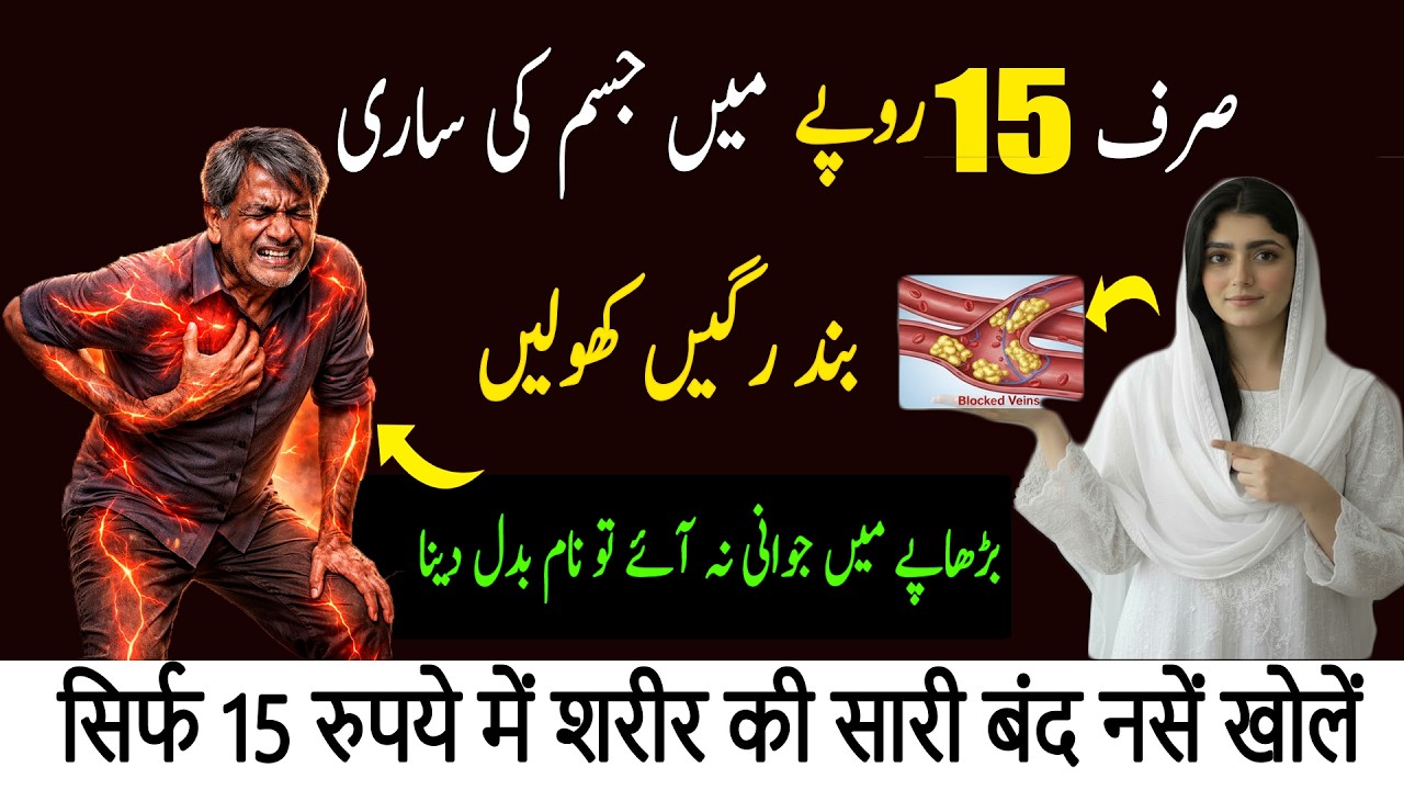 Zero Cost Herbal Tea | apny pory jism ki band ragon ko kholo ghar par | Dr. Tuba Khan Official