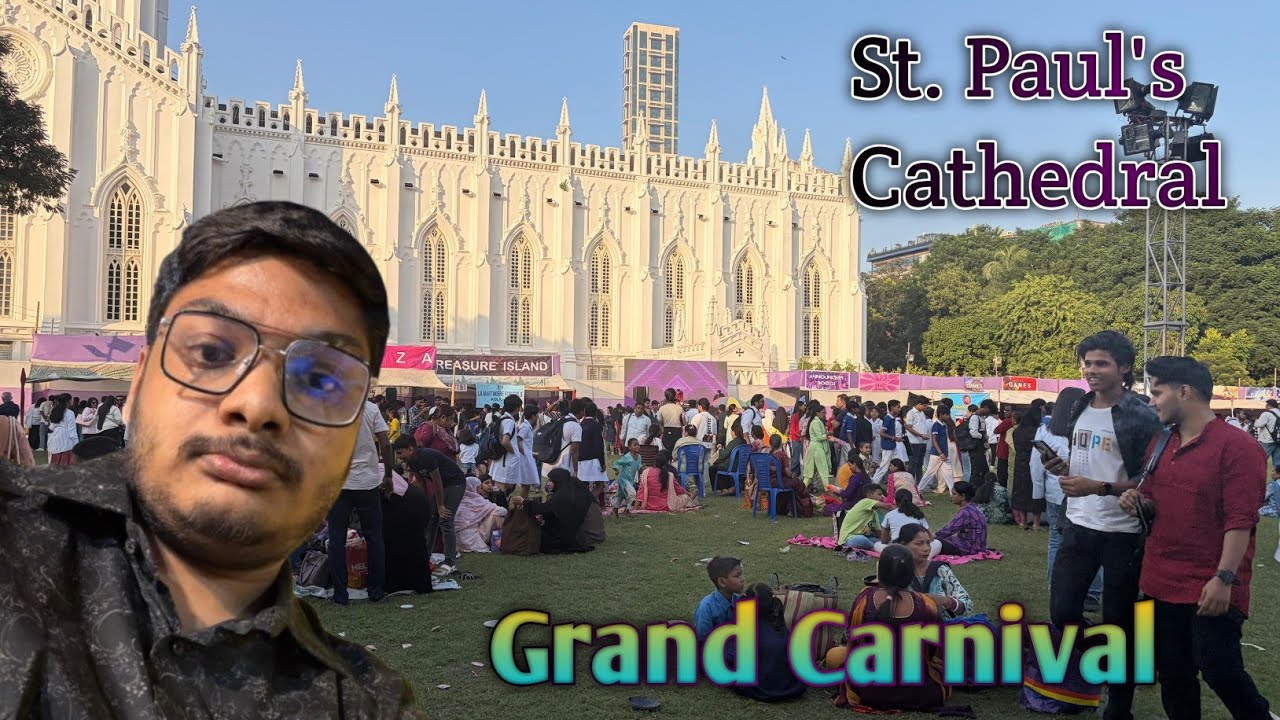 St. Paul's Cathedral Grand Carnival 2025 😍 | Full View 😀 | Sumeet Paul Vlogs