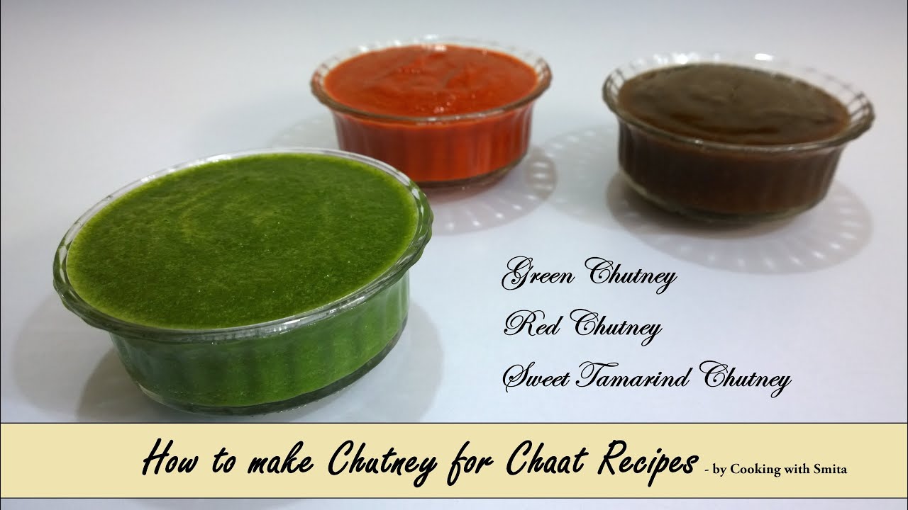 Chutney Recipe for Chaat (Bhel Puri / Sev Puri) in Hindi by Cooking with Smita