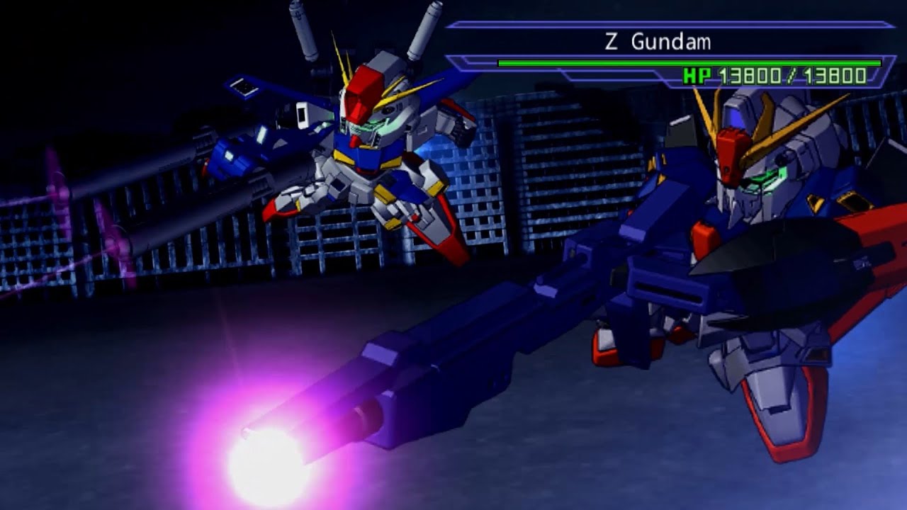 SD Gundam G-Generation Overworld - Z Gundam All Animations HQ Texture Pack