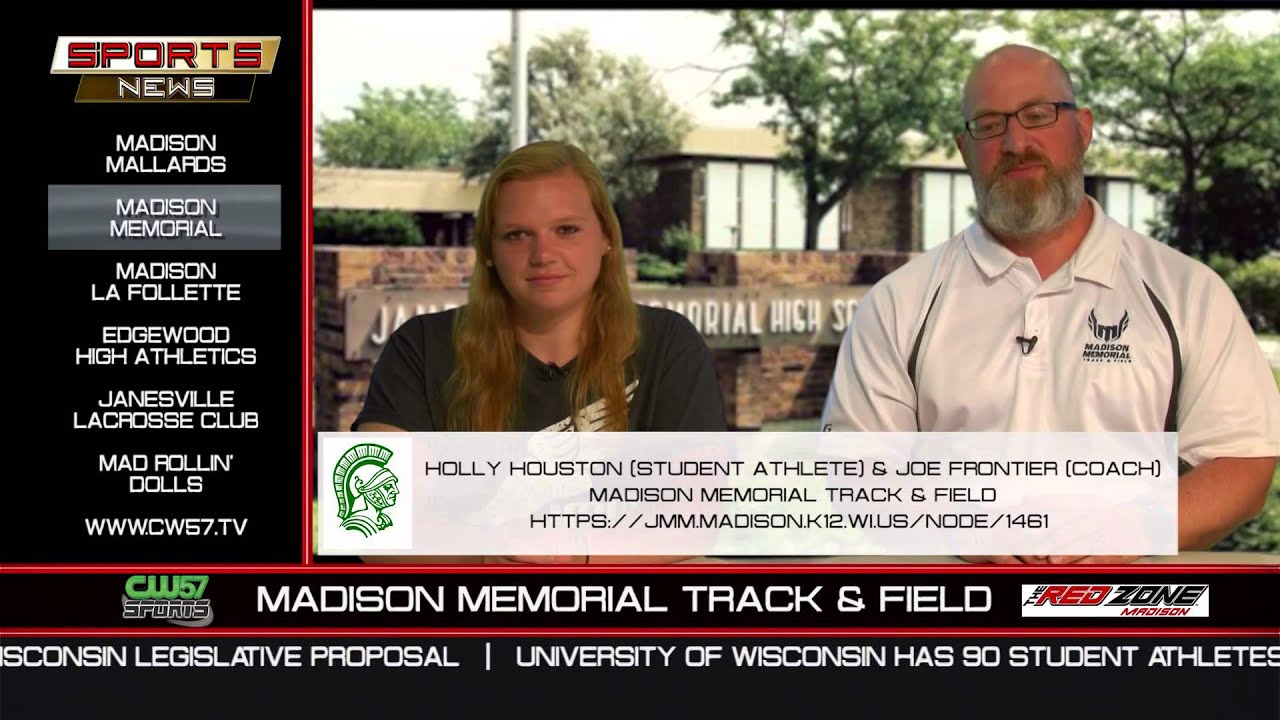 THE SPORTS NEWS | Madison Memorial | Holly Houston & Joe Frontier
