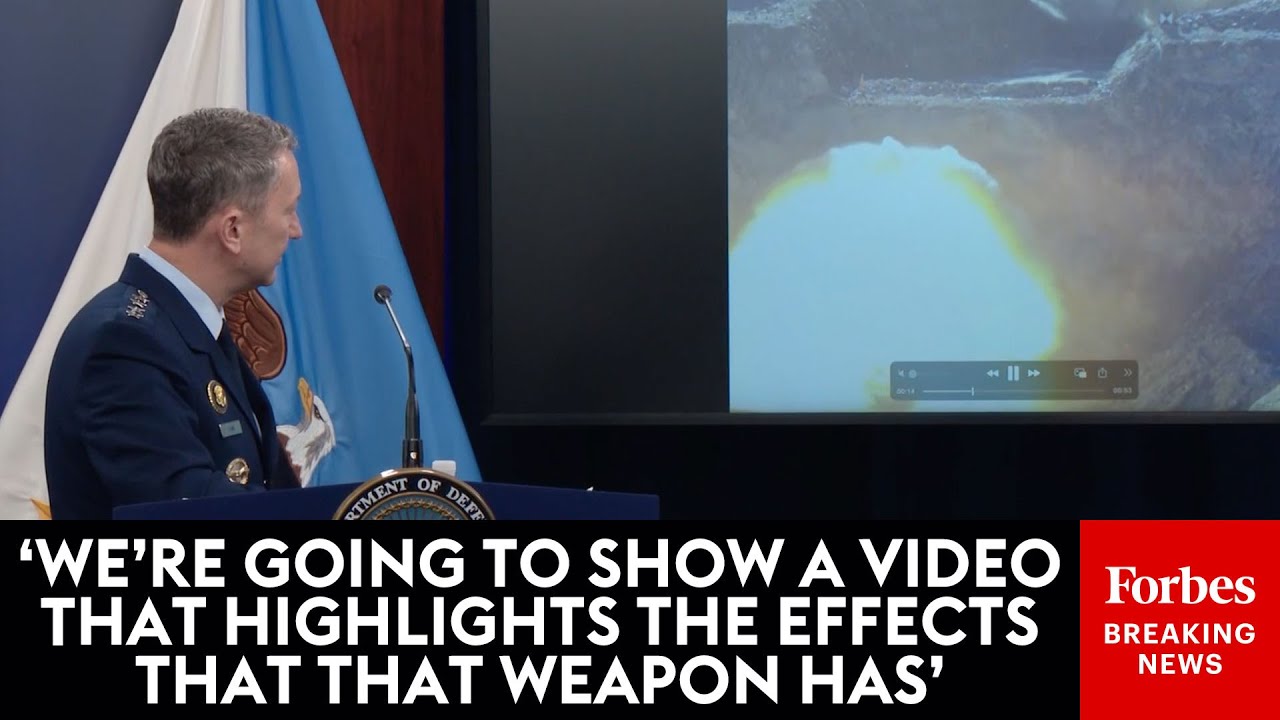 MUST WATCH: General Caine Breaks Down Moment By Moment The U.S. Strikes On Iran At Pentagon Briefing