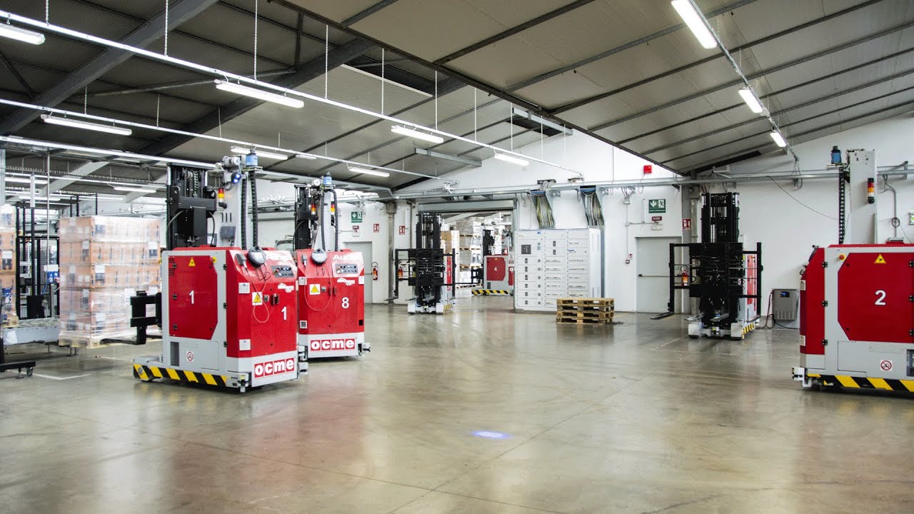 How LGV can support internal logistics in a warehouse (winery plant)