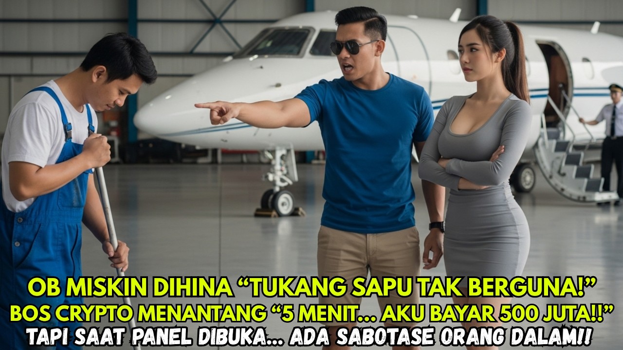 Bos Crypto Surabaya Menghina OB Miskin, Tapi Saat Jetnya Menyala… Dunia Seakan Berhenti!