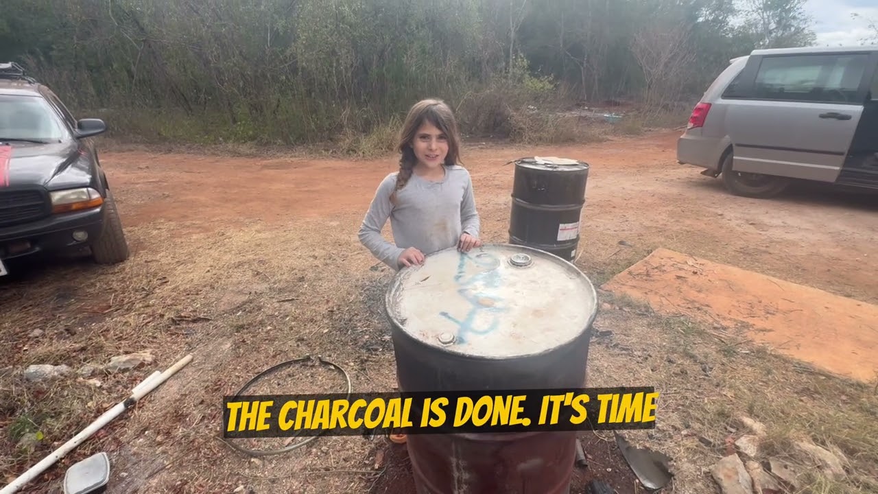 How to Make Charcoal at Home (EASY 50-Gallon Drum Method)