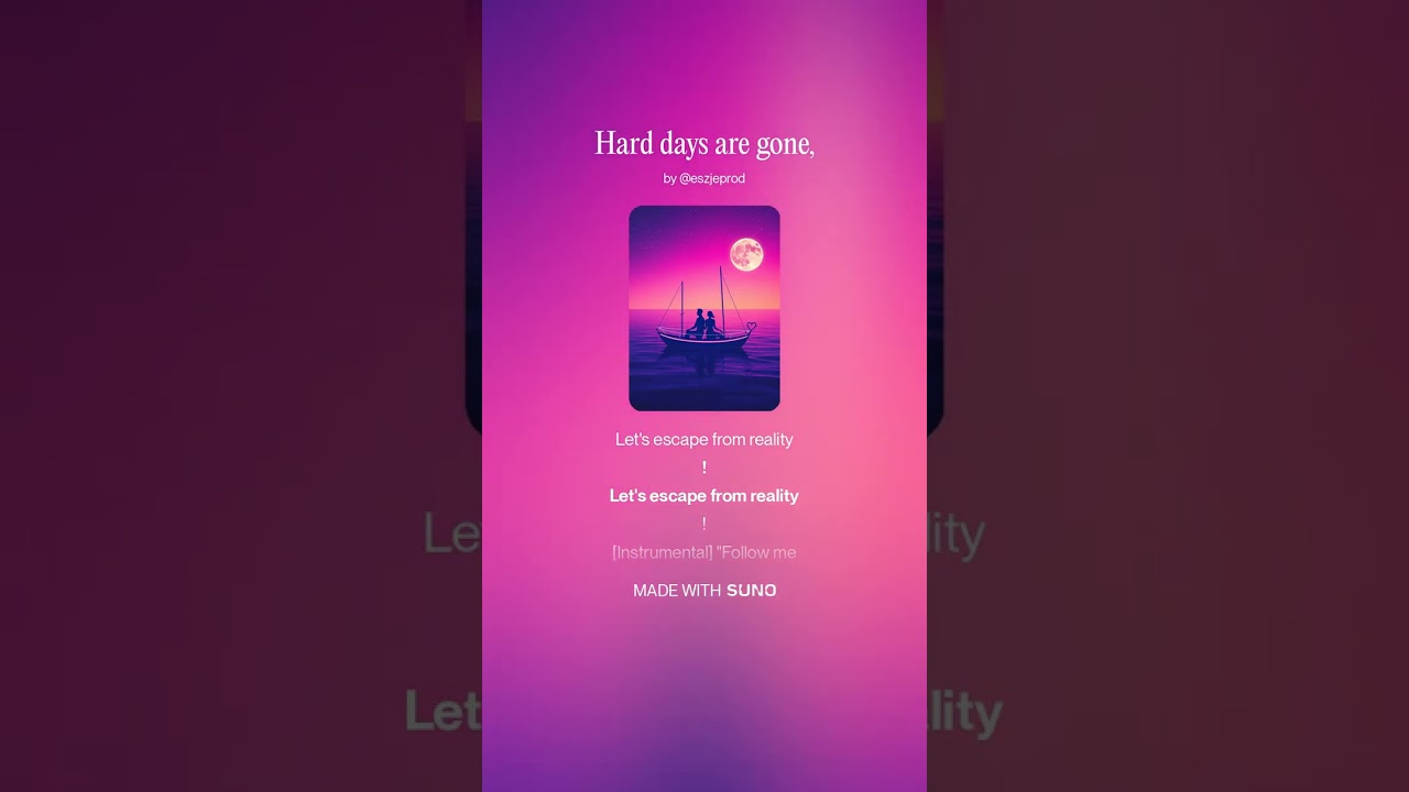 Hard days are gone (techno, female)