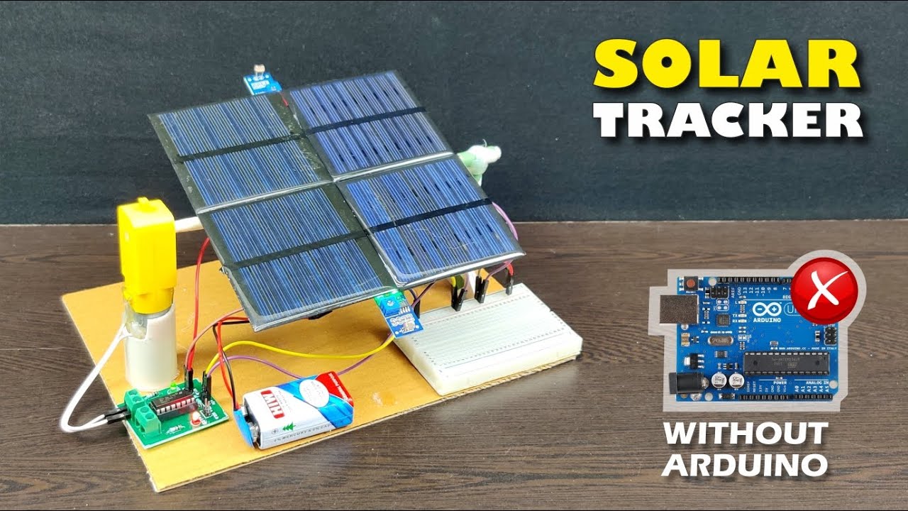 How To Make Solar Tracker Without Arduino Uno System | Solar Tracker| Science Project| solar Tracker