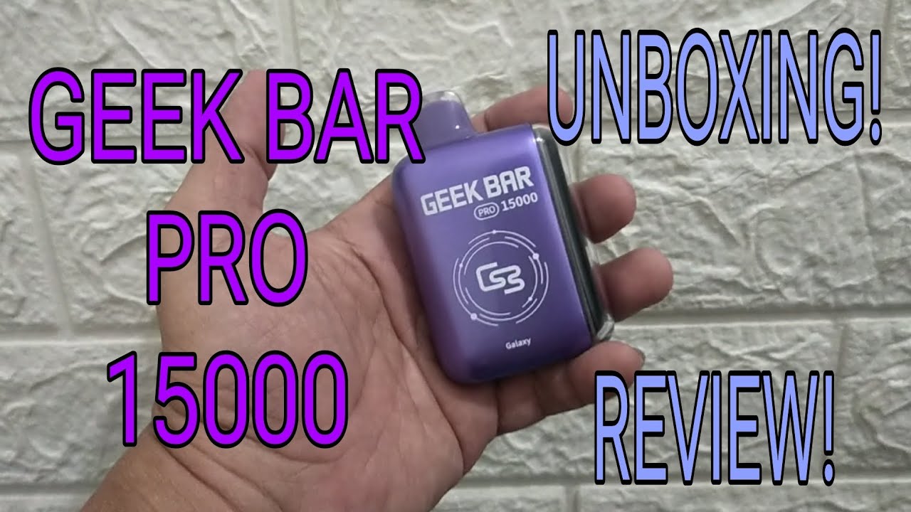 GEEK BAR PRO 15000! UNBOXING! REVIEW! vlog#24