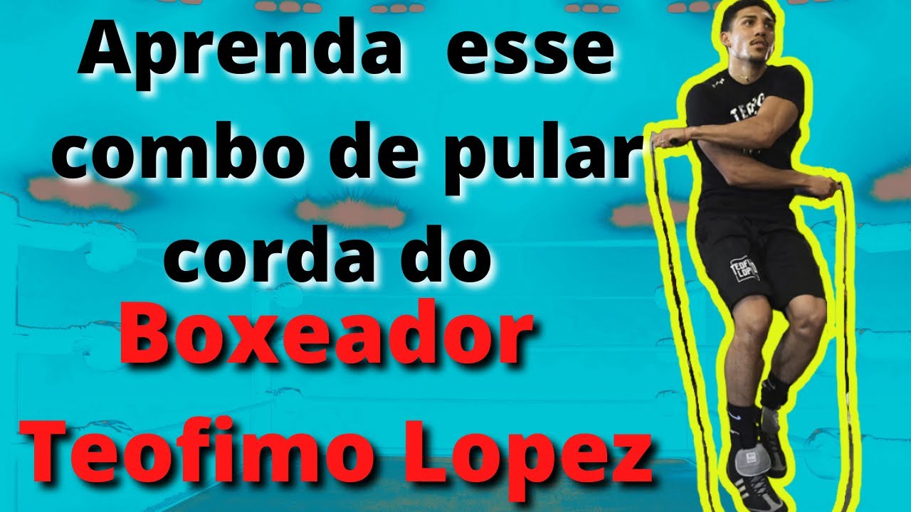 Como pular corda com esse combo do boxeador Teofimo Lopez passo a passo