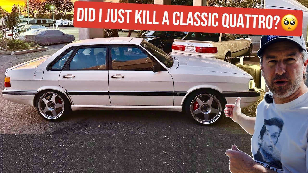 Killing A Classic | Audi 4000 CS Quattro Dies in Napa wine country
