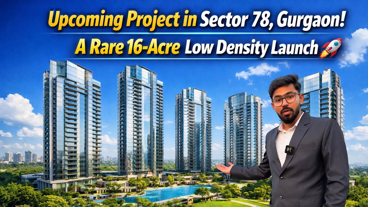 Suncity Monarch Residences  Sector 78, Gurgaon | A Rare 16-Acre Low Density Launch 🚀