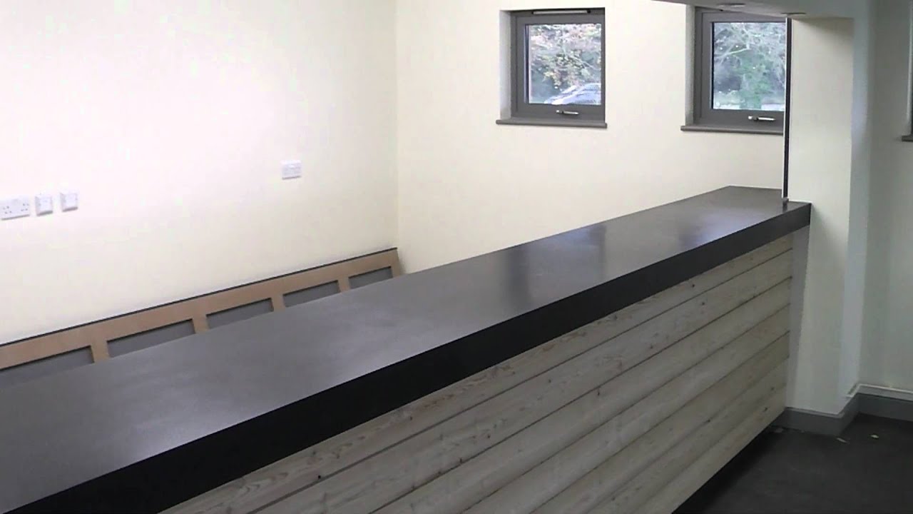 Staron Bar Worktop in Onyx by Prestige Work Surfaces, Corian for Kitchens, Solid Surface