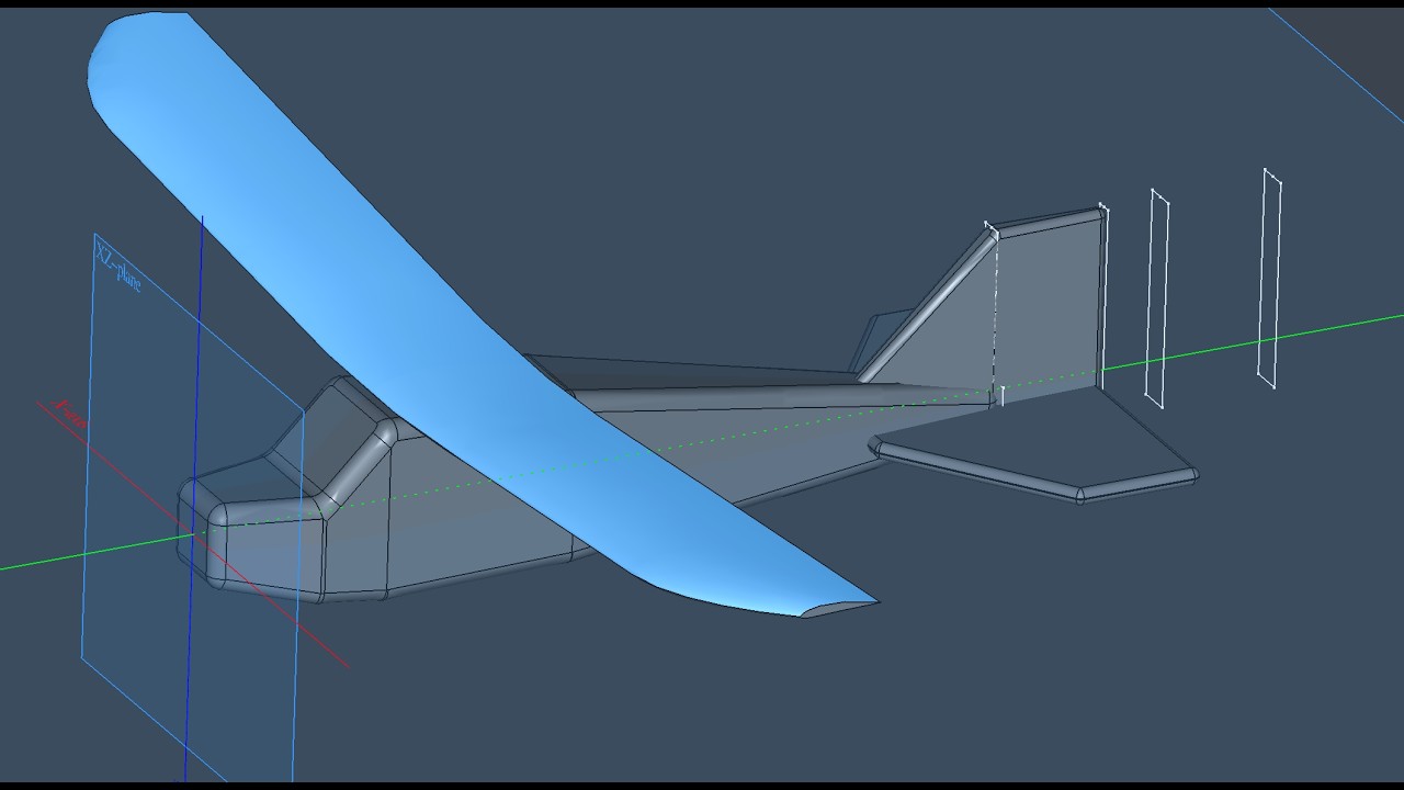 RC slow flyer plane Engineering project