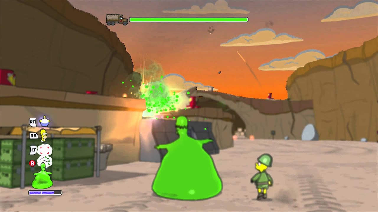 Игра «Симпсоны» (Xbox 360) ~ Уровень 12: Медаль Гомера (Сюжет / Коллекционные предметы)