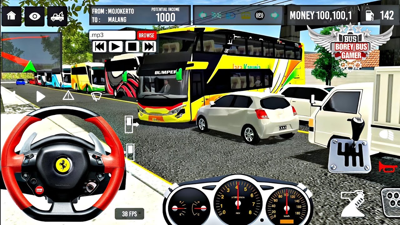 Indonesia Coach bus driving | Euro bus simulator 2025 Android gameplay