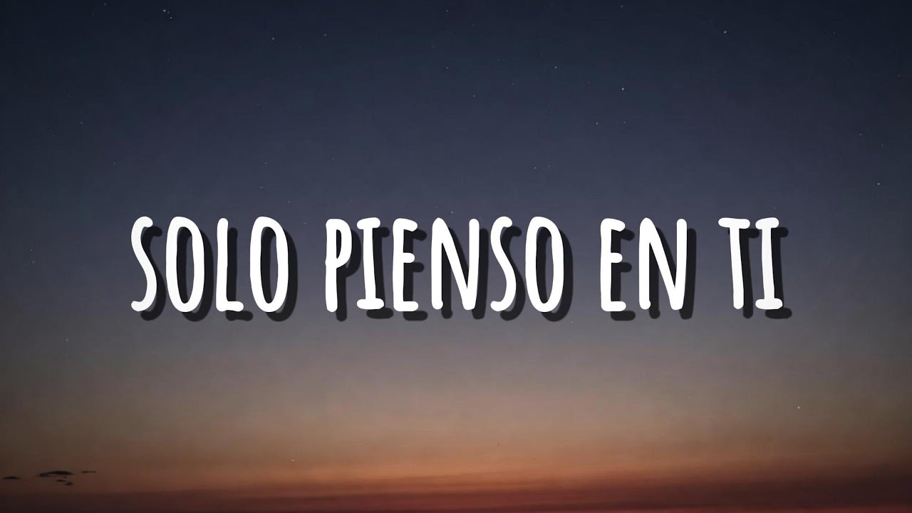 Solo Pienso en Ti – Reguetón Letra Video | Música Urbana Latina 2025 #regueton #letra #musicalatina