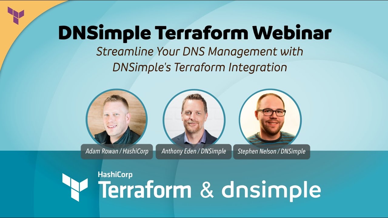 Streamline Your DNS Management with DNSimple's Terraform Integration - Webinar 2025