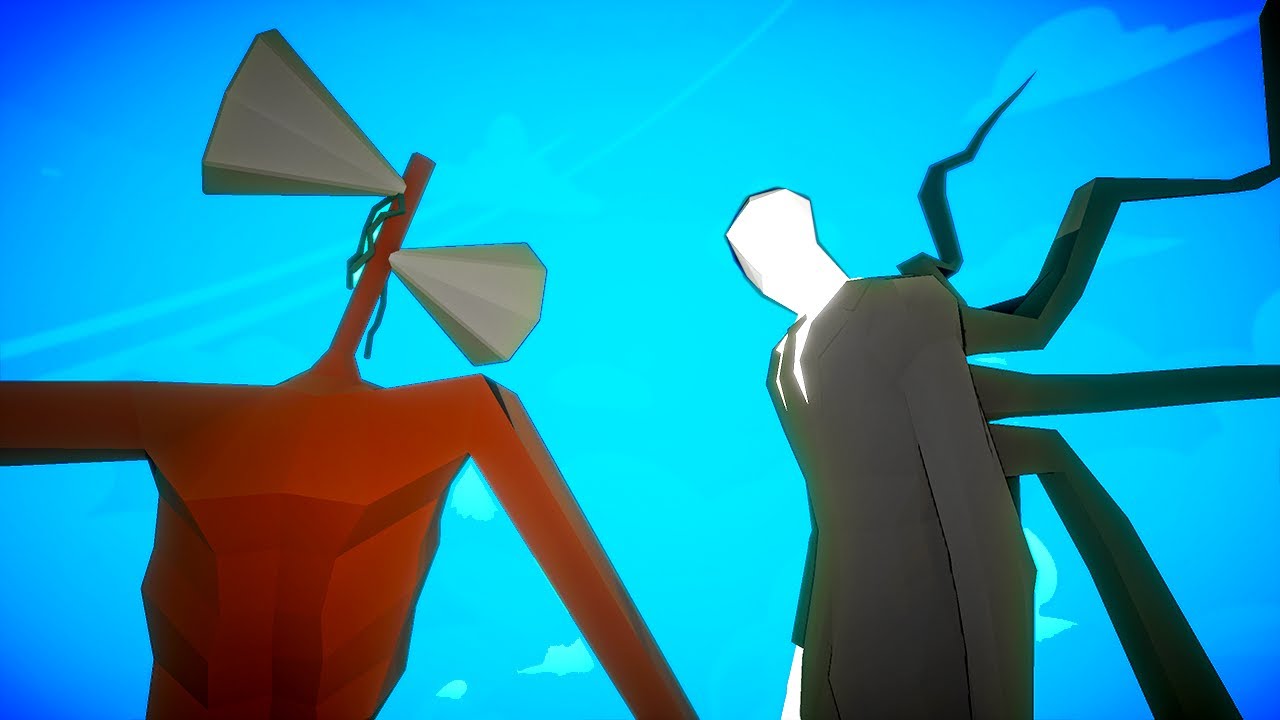 Siren Head vs Slenderman - TABS Animation