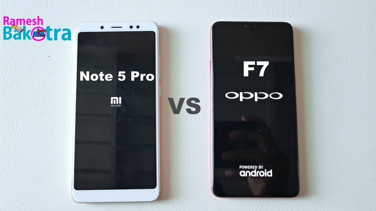 Oppo F7 vs Redmi Note 5 Pro Speed Test and Camera Compare