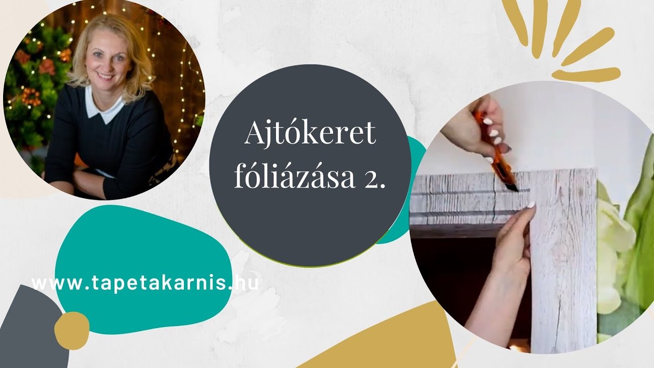 Ajtókeret fóliázása 2. rész