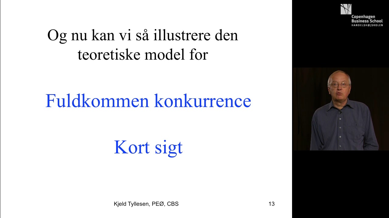 Fuldkommen konkurrence kort sigt