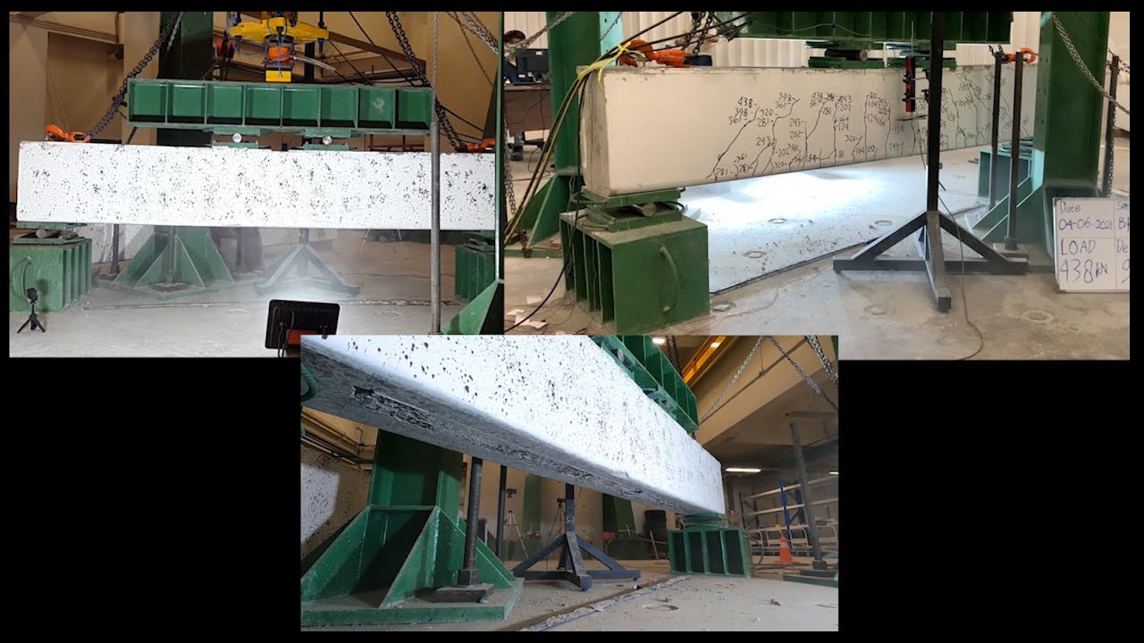 REINFORCED CONCRETE BEAM WITH CFRP LAMINATE | DEBONDING FAILURE
