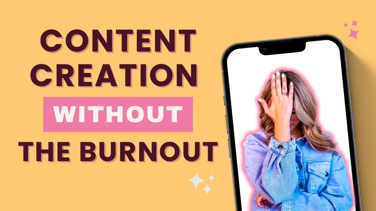 CONTENT CREATION TIPS for Beginners | How to create content without the burnout.