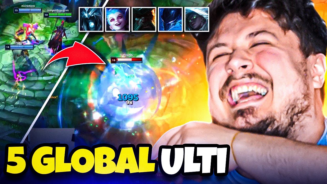 5 Global ulti -  Rakip bizi görmeden basede ölüyor