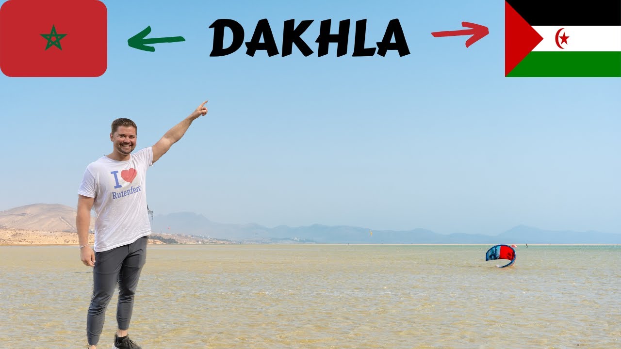 Kitesurfing in Dakhla, Morocco