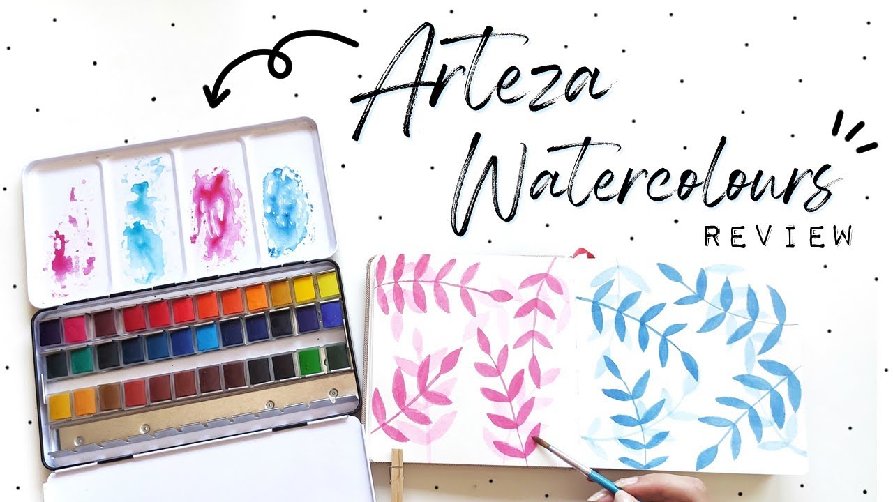 Painting With Arteza's Watercolours + Review! 🎨