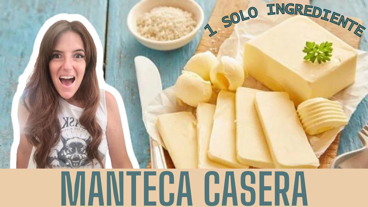 MANTECA CASERA RÁPIDA | Con 1 Solo Ingrediente