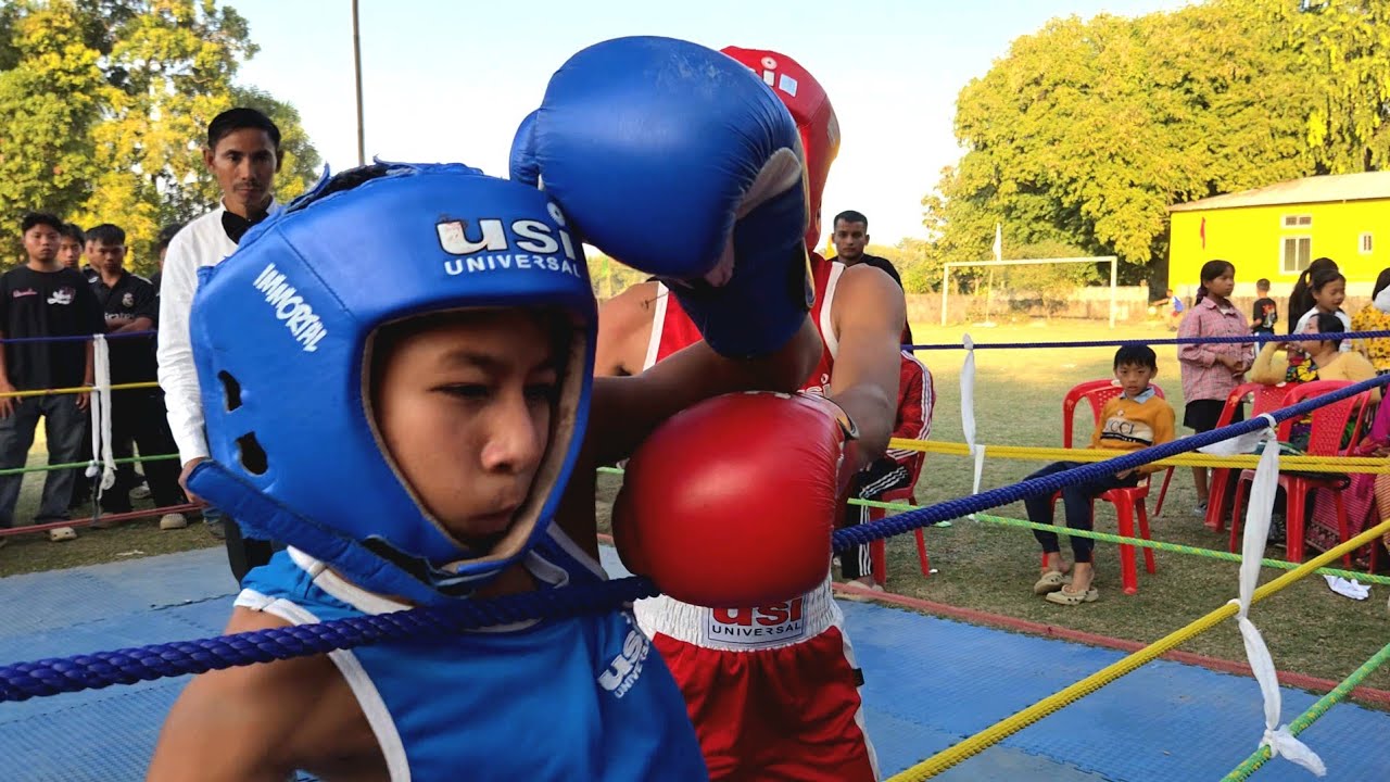 Boxing U35KG Semi Final Won by Vinosana (Red) VS Loiyangamba (Blue) || "3rd Meetei Youths Festival"