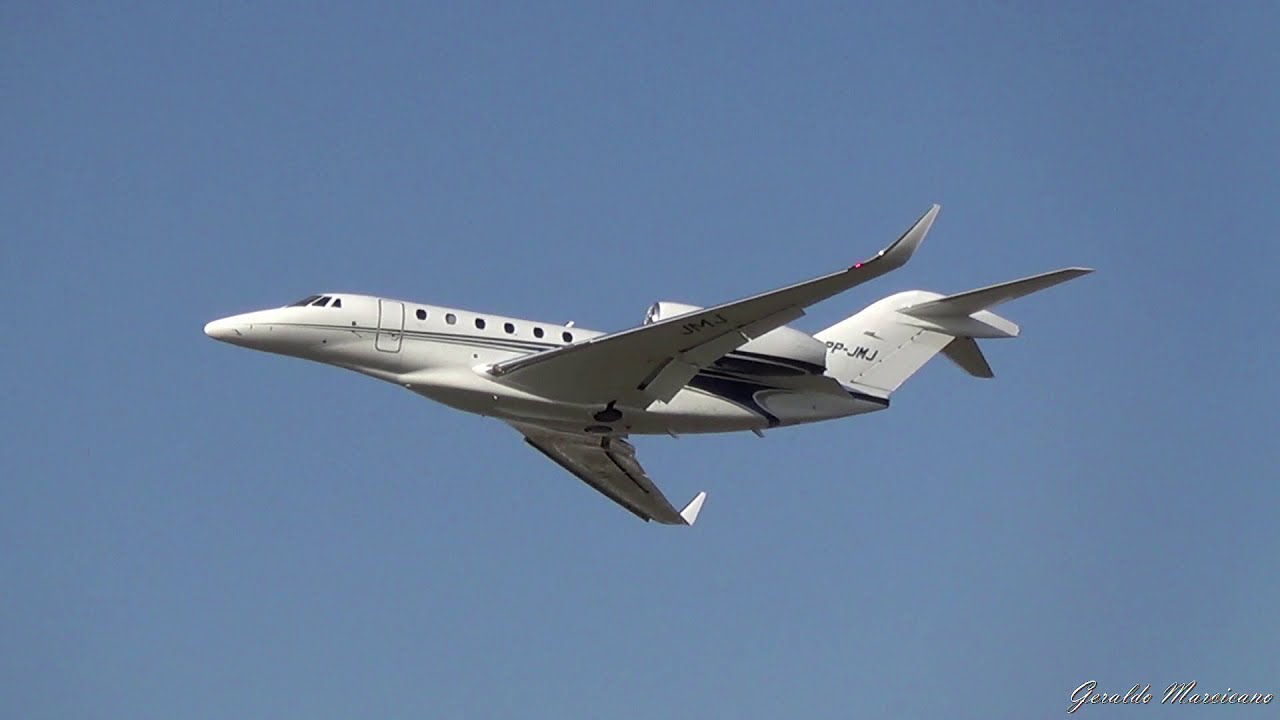 Learjet 45 PR-CSM & Piper Tomahawk PT-LFE & Cessna 750 PP-JMJ - Aeroclube de Campinas-SP