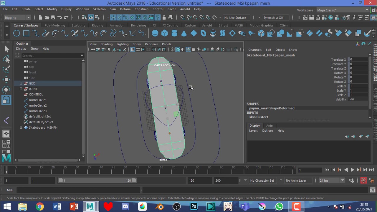Making Skateboard Rig |MAYA|